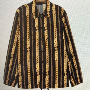 Versace Chain Print Shirt Jacket